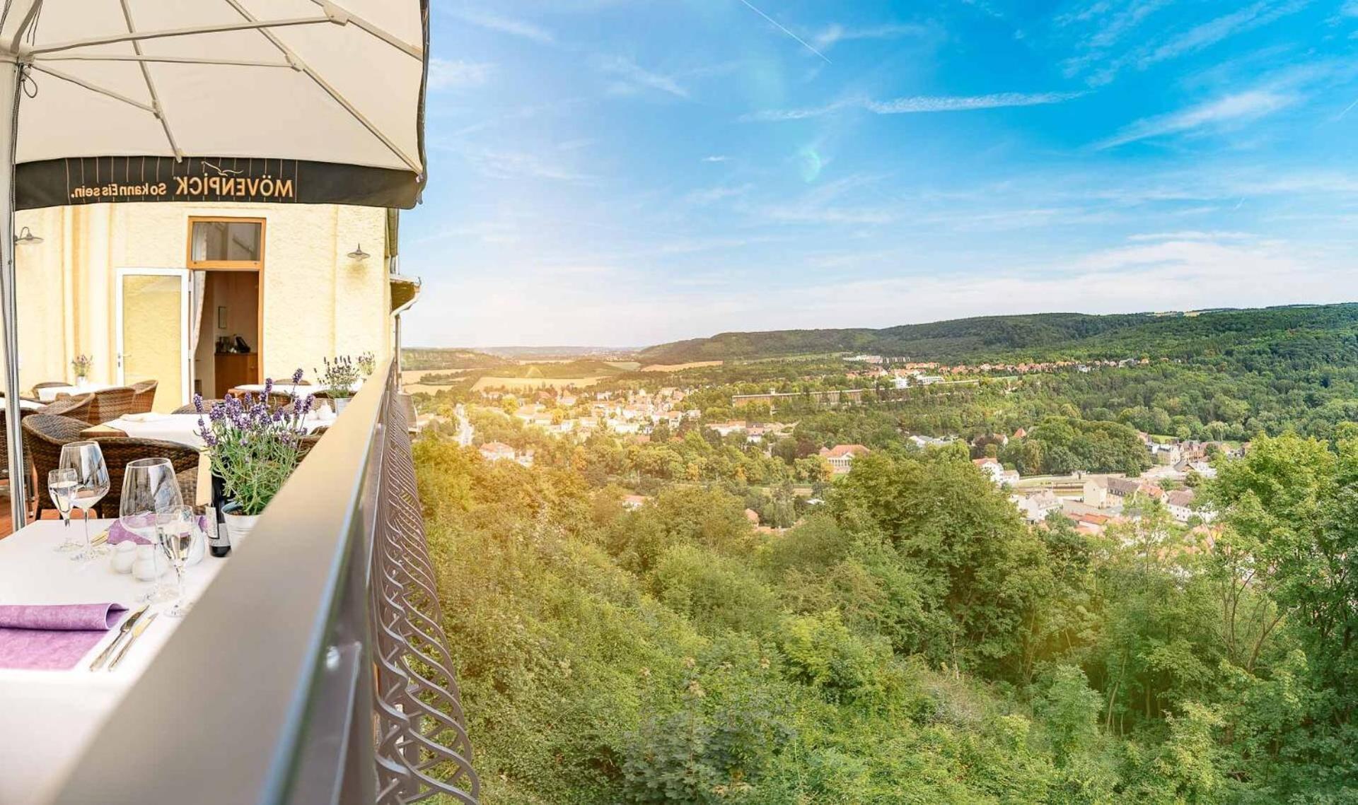 Berghotel Wilhelmsburg Bad Kosen Exteriér fotografie
