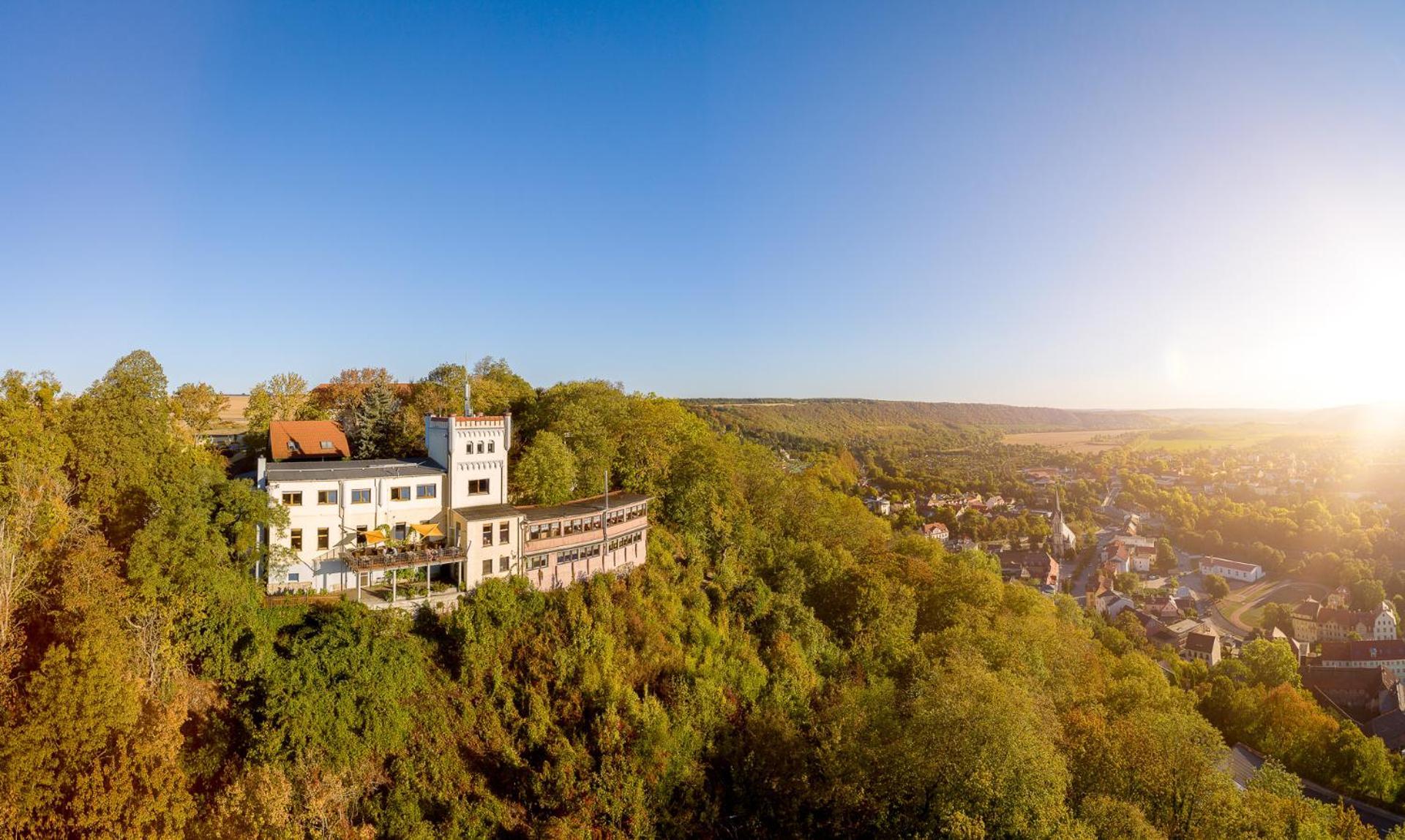 Berghotel Wilhelmsburg Bad Kosen Exteriér fotografie